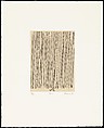 Home is a Foreign Place, Zarina (American, born Aligarh, India 1937–2020 London), Portfolio of 36 woodcut, printed chine collé with pen and black ink on paper
