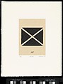 Home is a Foreign Place, Zarina (American, born Aligarh, India 1937–2020 London), Portfolio of 36 woodcut, printed chine collé with pen and black ink on paper