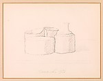 Still Life, Giorgio Morandi  Italian, Graphite on paper