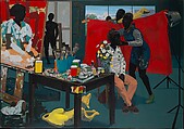 Untitled (Studio), Kerry James Marshall American, Acrylic on PVC panels