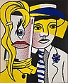 Stepping Out, Roy Lichtenstein  American, Oil and Magna on canvas