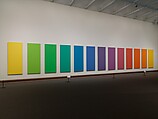 Spectrum V, Ellsworth Kelly American, Oil on canvas