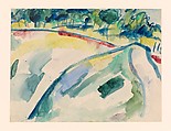 Untitled (Landscape), Hans Hofmann American, born Germany, Watercolor over graphite on paper