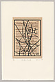 Letters from Home, Zarina (American, born Aligarh, India 1937–2020 London), Portfolio of woodcut chine collé and metalcut chine collé on paper