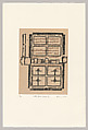 Letters from Home, Zarina (American, born Aligarh, India 1937–2020 London), Portfolio of woodcut chine collé and metalcut chine collé on paper