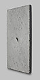 Untitled (Blade), Lucas Samaras (American (born Greece), Kastoria 1936–2024 New York), Liquid aluminum and razor blade on wood