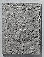 Untitled (Pin), Lucas Samaras (American (born Greece), Kastoria 1936–2024 New York), Sculp-Metal, liquid aluminum, safety pin on wood