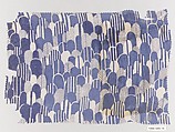 Textile sample, Wiener Werkstätte, Silk