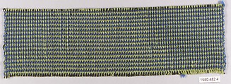 Textile sample, Kjels Juul-Hansen  American, Cotton