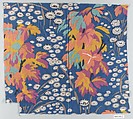Textile sample, Wiener Werkstätte, Cotton