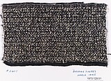 Textile sample, Dorothy Liebes  American, Wool, various fibers, Lurex (aluminum foil, plastic coated)