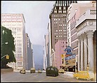 Union Square, Looking up Park Avenue, Fairfield Porter  American, Oil on canvas