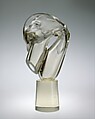 Amber Crested Form, Harvey K. Littleton (American, Corning, New York 1922–2013 Spruce Pine, North Carolina), Glass