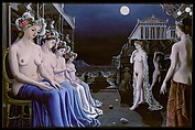 The Great Sirens, Paul Delvaux Belgian, Oil on Masonite