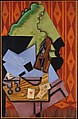 Violin and Playing Cards on a Table, Juan Gris  Spanish, Oil on canvas