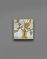 Brooch, Dagobert Peche  Austrian, Gold and mother-of-pearl
