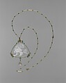Pendant and chain, René-Jules Lalique  French, Gold, enamel, glass, diamonds