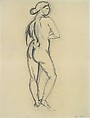 Standing Nude, Henri Matisse  French, Graphite on paper