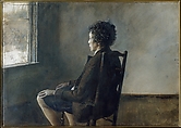 Up in the Studio, Andrew Wyeth  American, Watercolor and tempera on paper