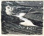 Hoffmann von Fallersleben:  The Belt, Anselm Kiefer  German, Acrylic, graphite, and shellac on paper