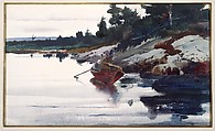 Turkey Cove Ledge, Andrew Wyeth  American, Watercolor over graphite on paper