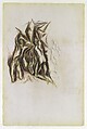 Untitled, Jackson Pollock (American, Cody, Wyoming 1912–1956 East Hampton, New York), Colored pencil and graphite on paper (recto) ; colored pencils on paper (verso)