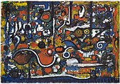 Untitled, Richard Pousette-Dart  American, Black ink, watercolor, and opaque watercolor on paper
