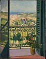 View from a Balcony, Albert Marquet French, Oil on canvas