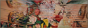 Flowers, Fish and Females for the Four Seasons, James Rosenquist American, Oil on canvas