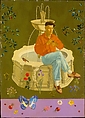 Man at the Fountain, Honoré Sharrer  American, Oil on cardboard