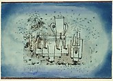 The Chair-Animal, Paul Klee  German, born Switzerland, Watercolor and transferred printing ink on paper, bordered with gouache, mounted on cardboard