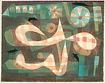 The Barbed Noose with the Mice, Paul Klee  German, born Switzerland, Watercolor and gouache on paper, bordered with gouache, mounted on paperboard
