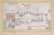 Great Hall for Singers, Paul Klee  German, born Switzerland, Watercolor, gouache, and gesso on paper, mounted on paperboard