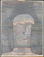 Athlete's Head, Paul Klee  German, born Switzerland, Watercolor, opaque watercolor, and graphite on paper mounted on cardboard