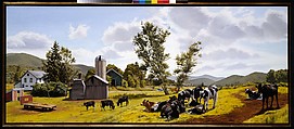 Heifers, Pawlet, Vermont, Altoon Sultan  American, Oil on canvas