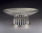 Compote, Hans Hollein Austrian, Silverplate, enamel