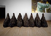 Untitled (Seven Mountains), Ursula von Rydingsvard  American, Cedar and graphite powder