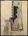 The Apollo in Matisse's Studio, Max Weber (American (born Russia), Bialystok 1881–1961 Great Neck, New York), Charcoal and pastel on paper