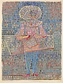 Boy in Fancy Dress, Paul Klee German, born Switzerland, Watercolor and opaque watercolor on paper mounted on cardboard