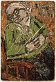 Portrait of Chaim, Number 1, Leon Kossoff British, Oil on Masonite