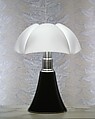 "Pipistrello" Lamp, Gae (Gaetana) Aulenti  Italian, Lacquered aluminum, stainless steel, poly(methyl methacrylate) (PMMA)