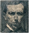 Self-Portrait, Umberto Boccioni  Italian, Pen and black ink and wash over graphite on paper