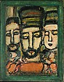 Three Judges, Georges Rouault French, Oil on canvas