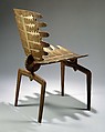 "Fourth Frond" Chair, Terence Main American, Cast bronze