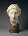 Female Head, Elie Nadelman  American, born Poland, Marble