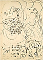 Untitled, Jackson Pollock  American, Dripped ink on paper