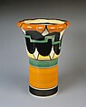 Vase, Clarice Cliff (British, 1899–1972), Earthenware