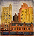 Seventh Avenue and 16th Street, New York, Mark Baum American, born Poland, Oil on canvas
