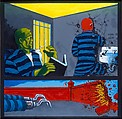 William Morales, Patron of Prison Breaks, David Wojnarowicz  American, Acrylic on Masonite