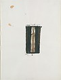 Copper Tie in a Box, Jim Dine (American, born Cincinnati, Ohio, 1935), Ink and metallic paint on paper